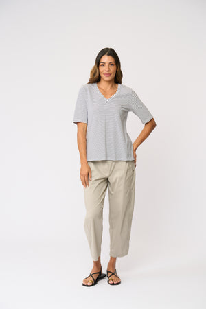 Foil Pump It Up Trapeze Pant in Barley