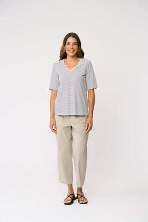 Foil Pump It Up Trapeze Pant in Barley