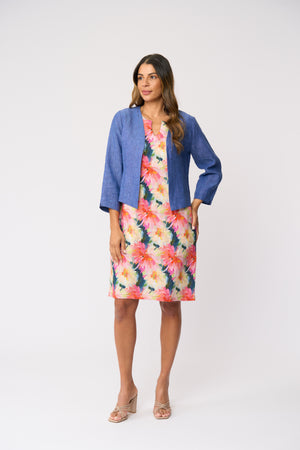 Foil Sun-Sational Dress in Flower Burst