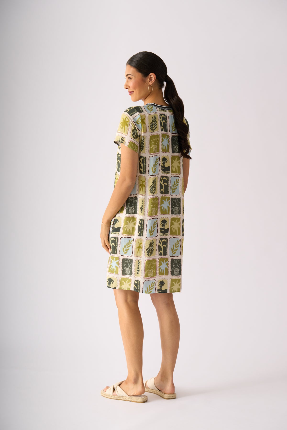 Foil Rib Vibes Dress in Write Home