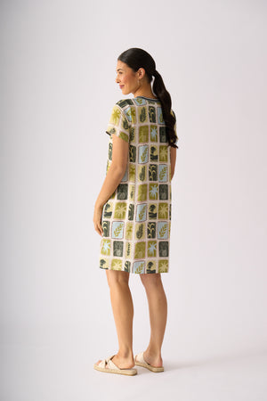 Foil Rib Vibes Dress in Write Home
