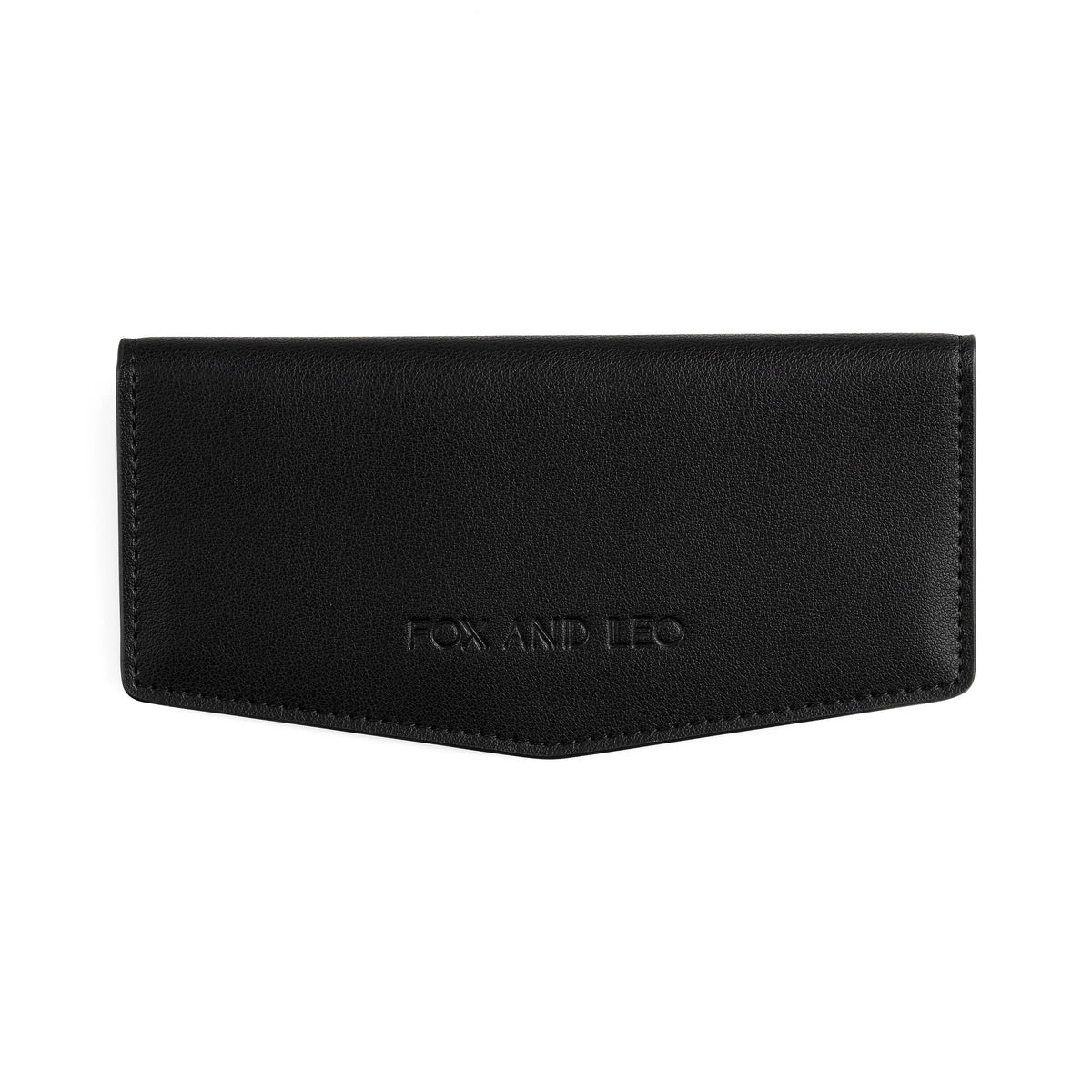 FOX and LEO Swallet Slimline Wallet in Black