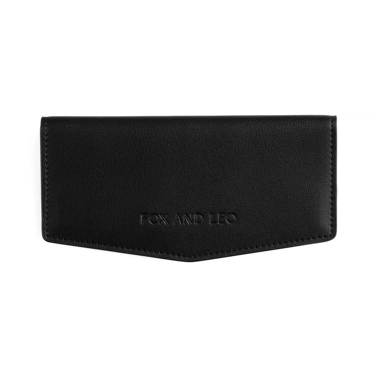 FOX and LEO Swallet Slimline Wallet in Black