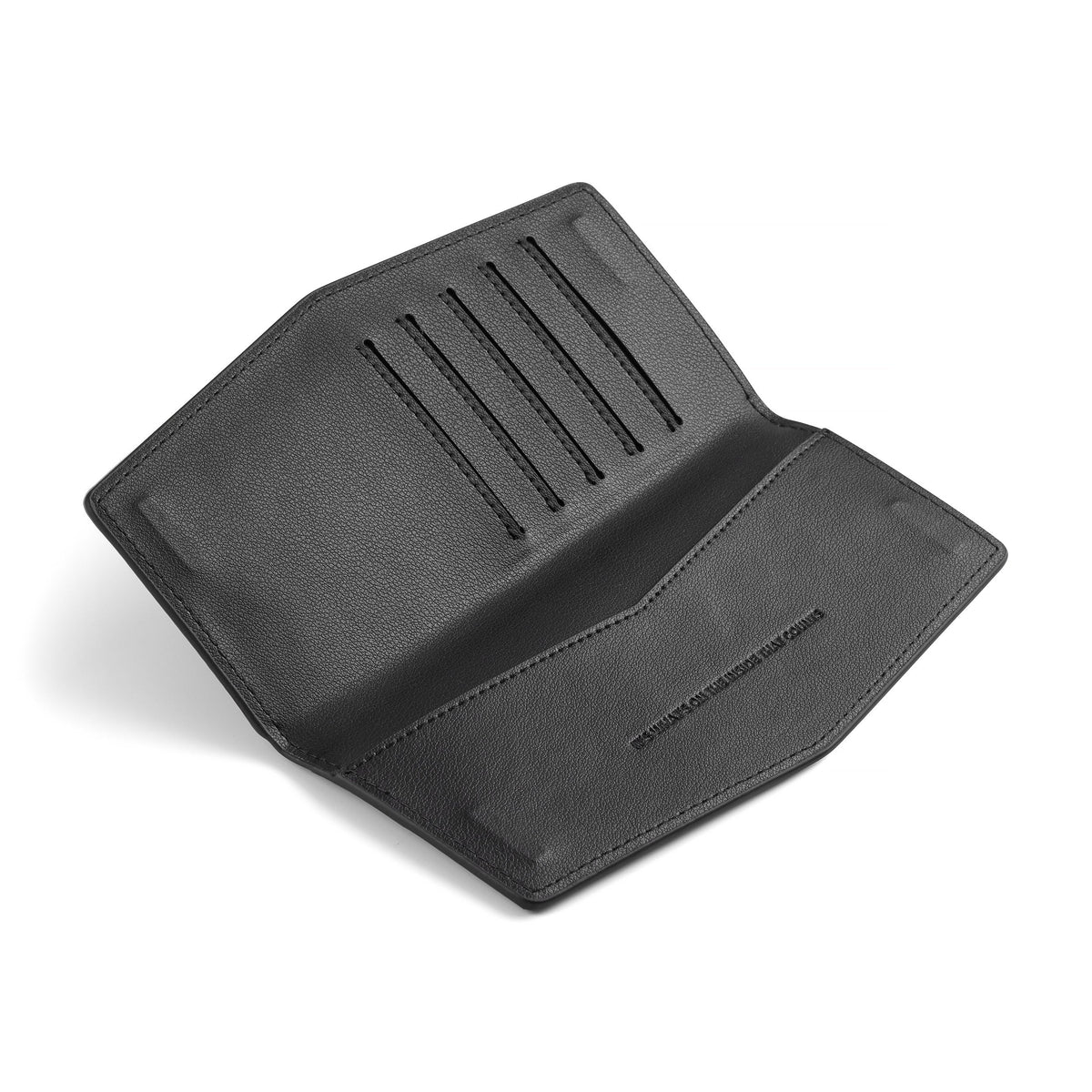 FOX and LEO Swallet Slimline Wallet in Black