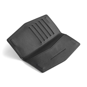 FOX and LEO Swallet Slimline Wallet in Black
