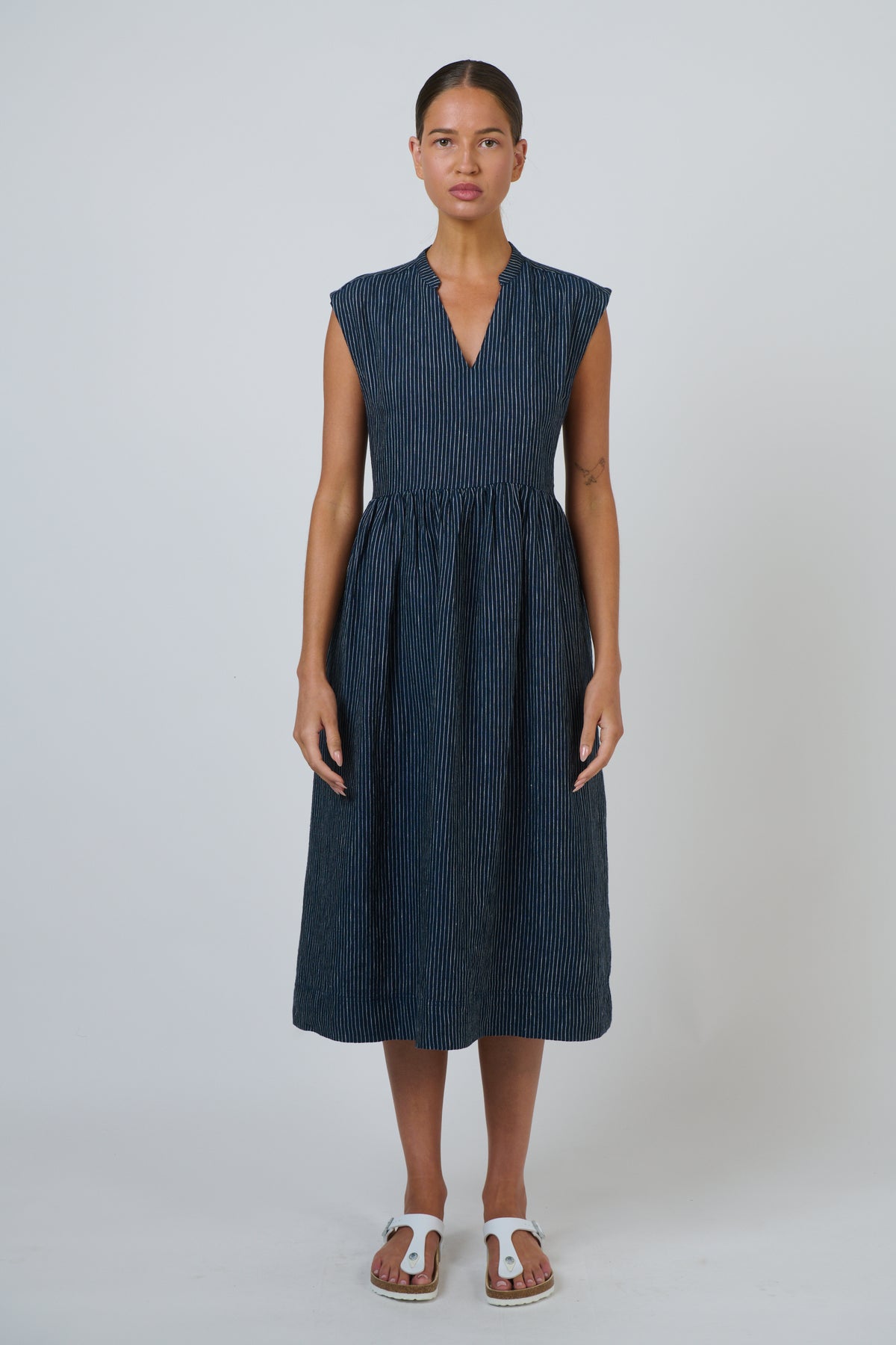 Naturals by O & J Seamline Shirt Dress in Streamline