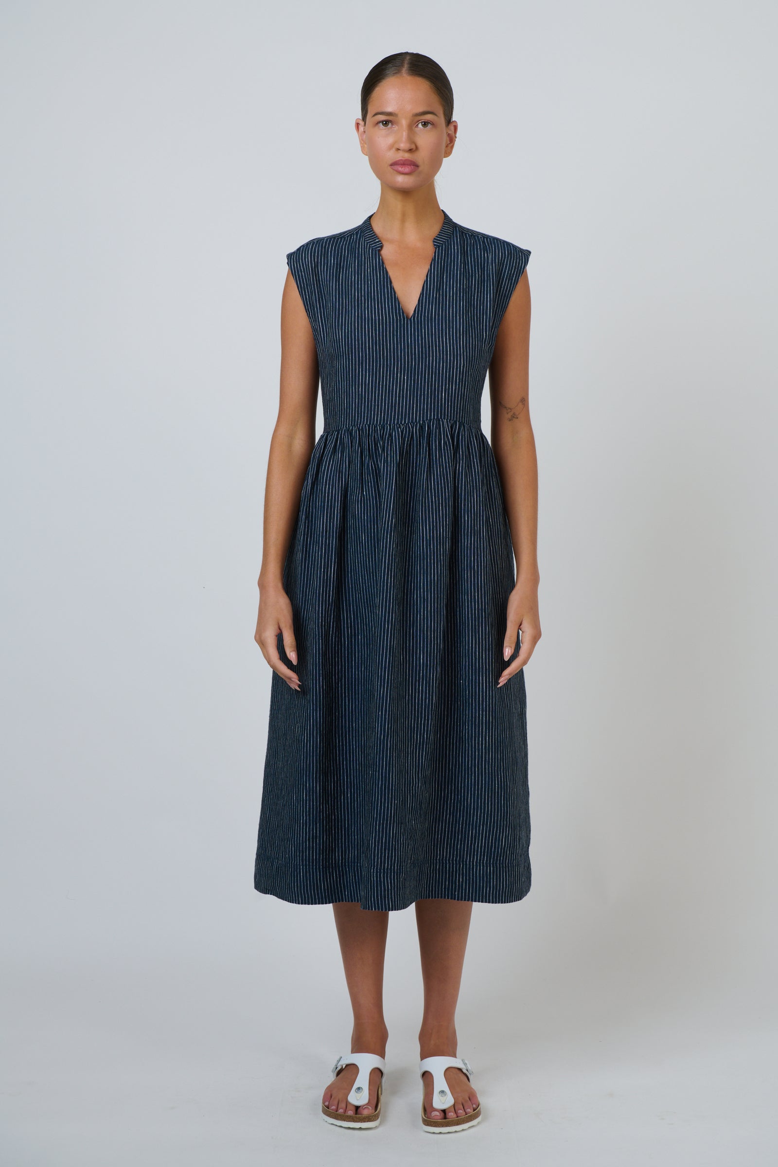 Naturals by O & J Seamline Shirt Dress in Streamline