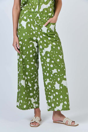 Naturals by O & J Pull On Pant in Moss Barnacles