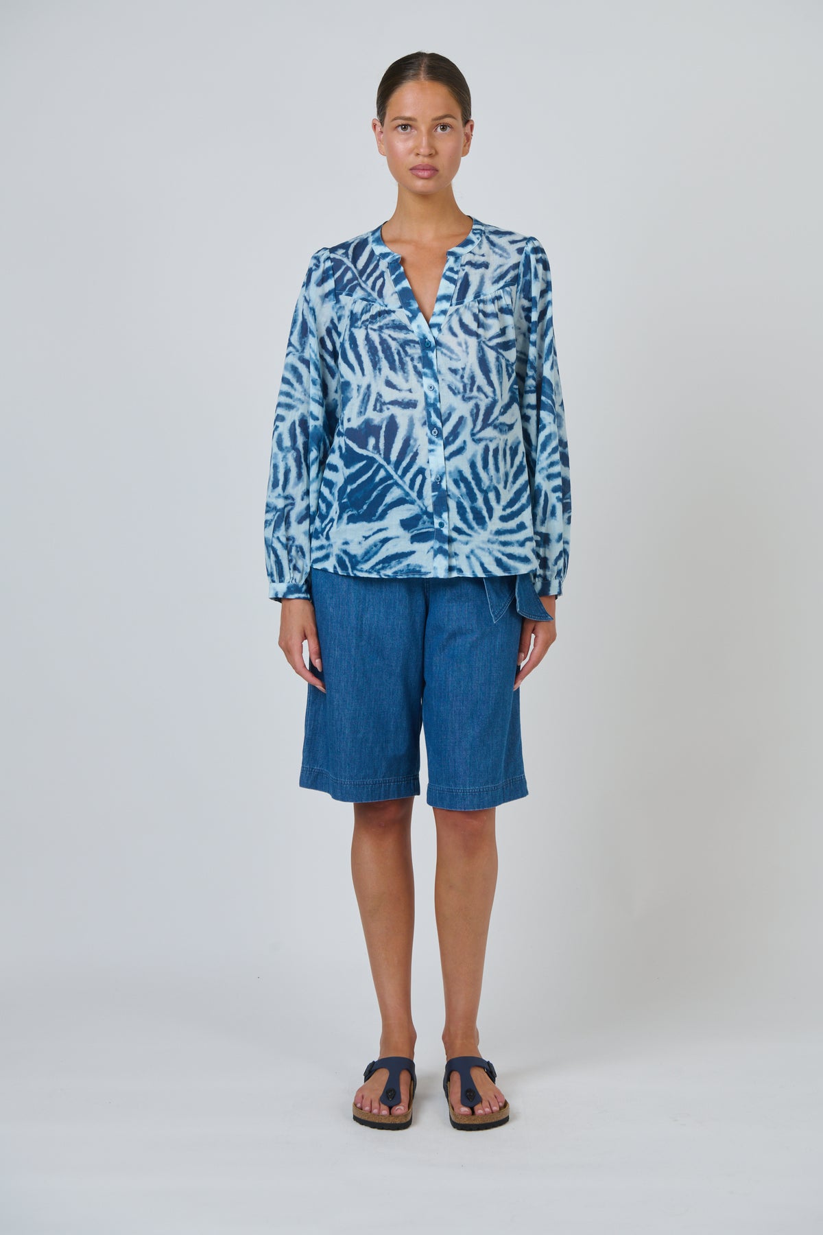 Naturals by O & J Palmier Blouse