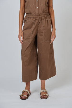 Naturals by O & J Poplin Pant in Cookie