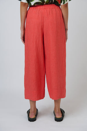 Naturals by O & J Linen Pant in Sunset Stripe