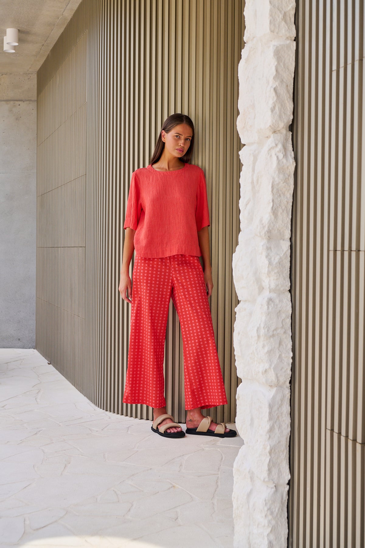 Naturals by O & J Pull On Pant in Cannage