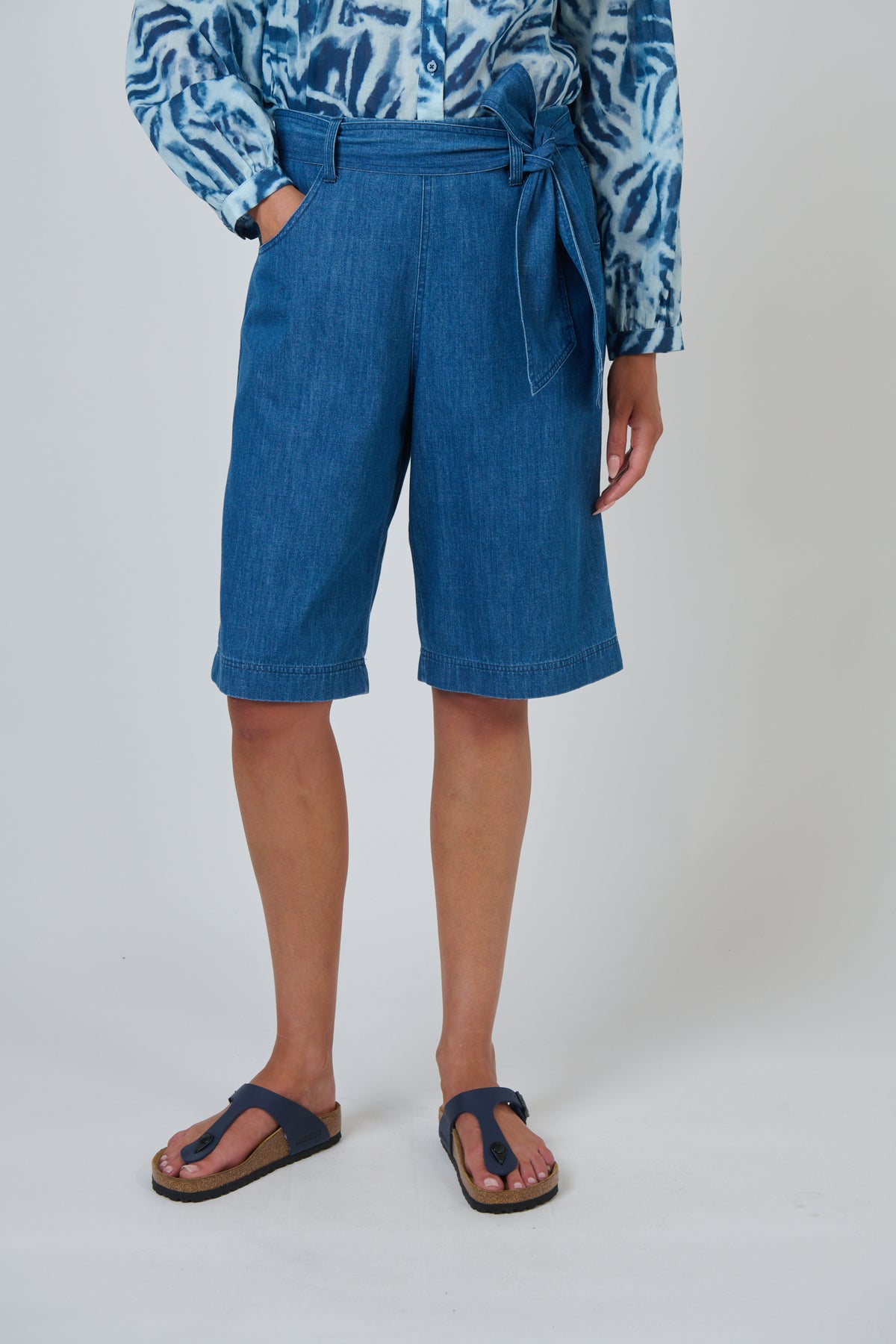 Naturals by O & J Chambray Bermuda Shorts