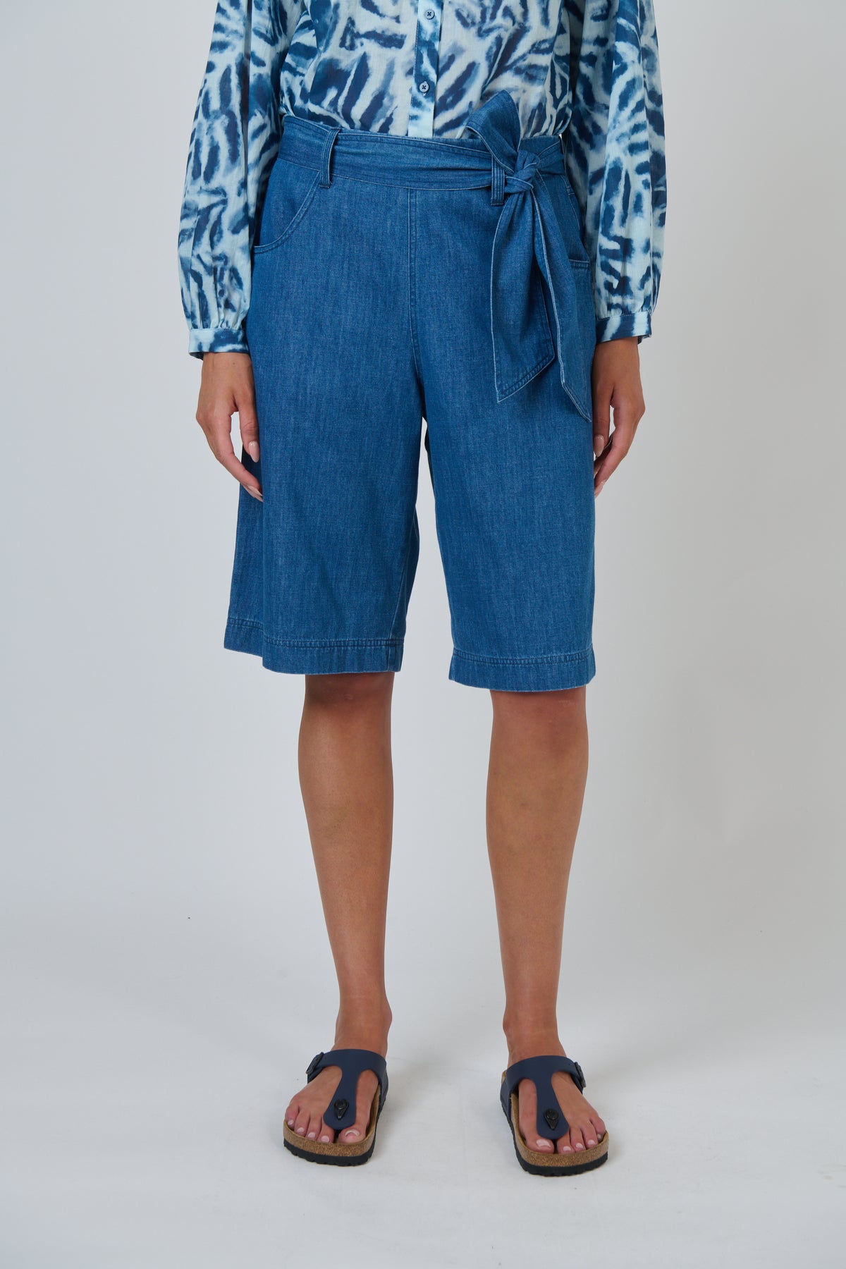 Naturals by O & J Chambray Bermuda Shorts