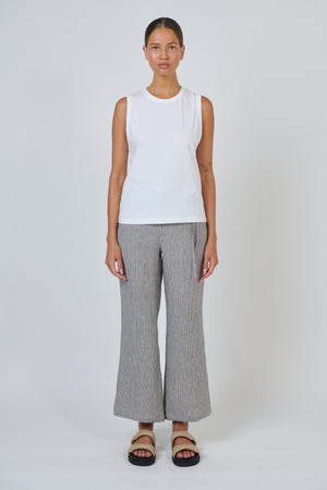 Naturals by O & J White Cotton Sleeveless Top