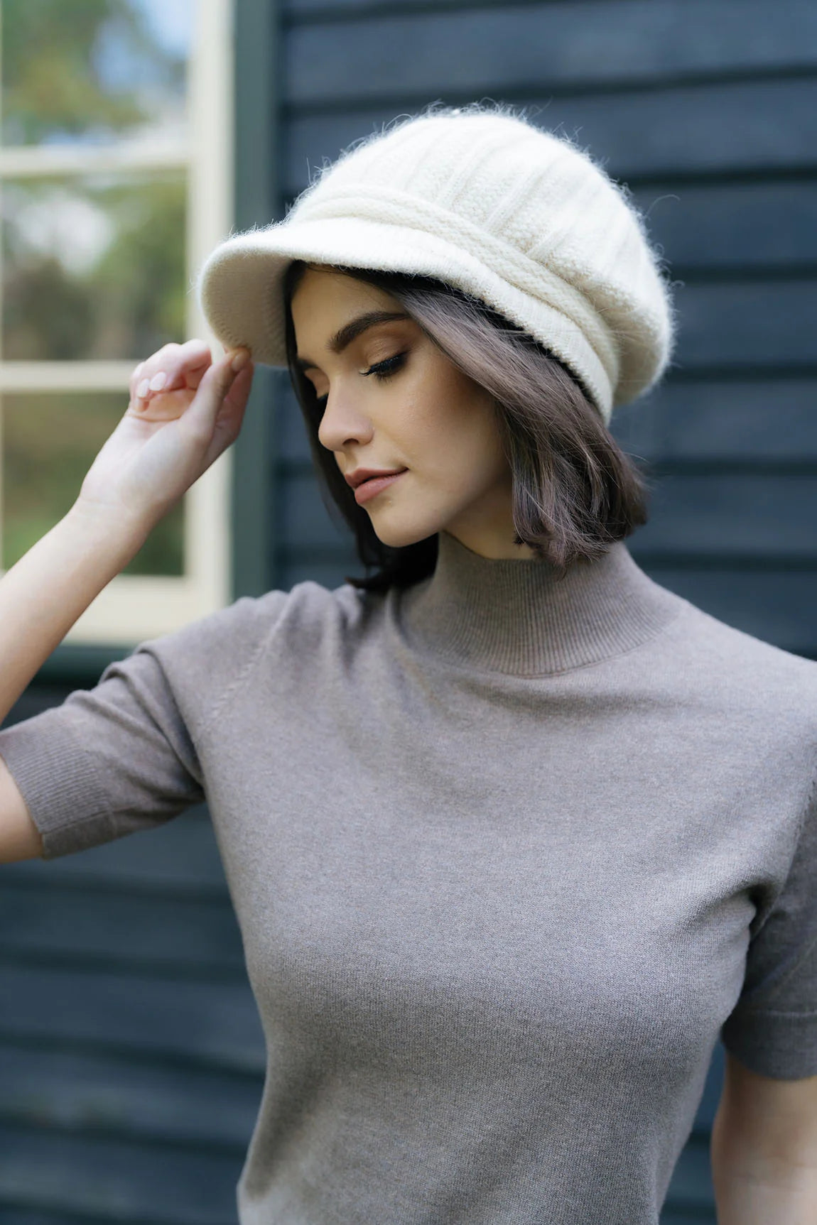 Humidity Olivia Hat in Cream