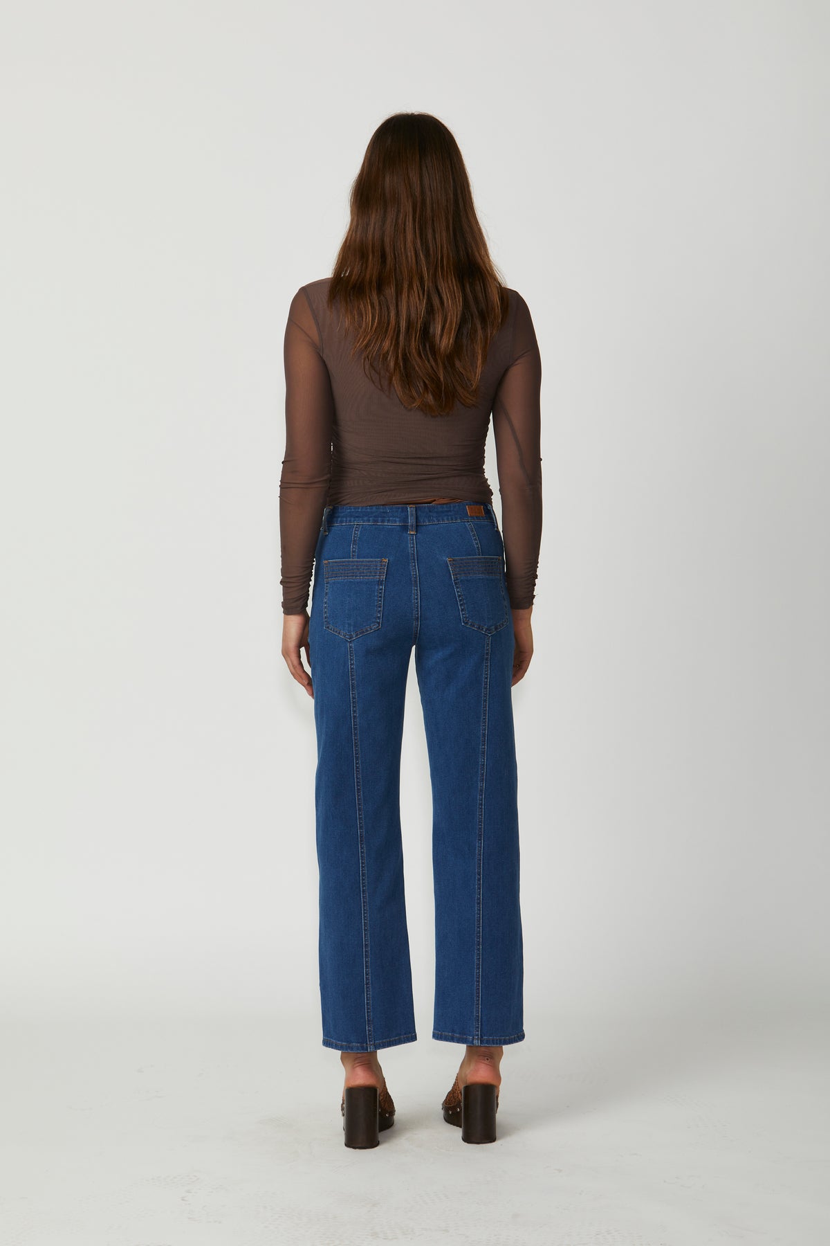New London Jean Holborn Wide Leg Full Length Jean in Denim