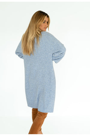 Humidity Evie Cardi in Blue Mist