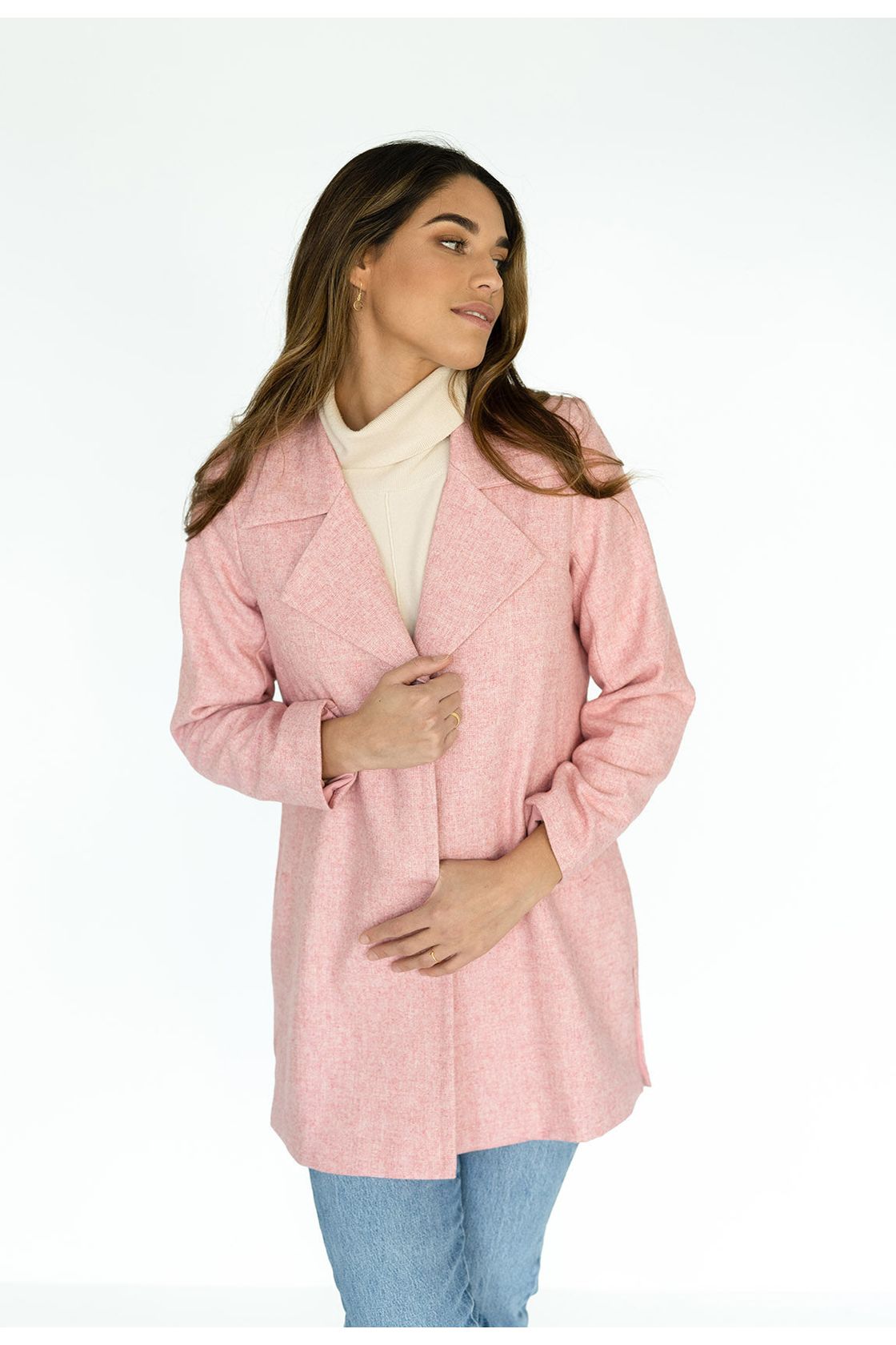 Humidity Aspen Coat in Rose