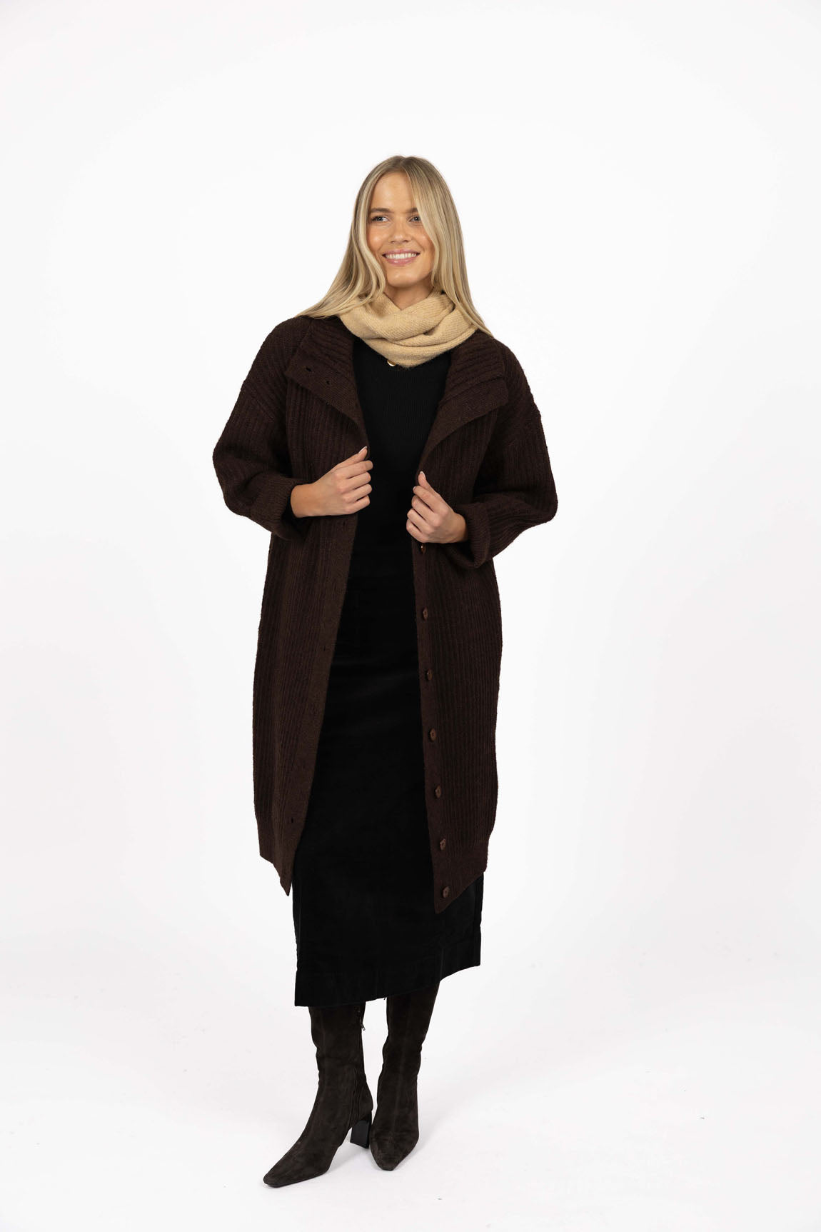 Humidity Fusion Coat in Chocolate