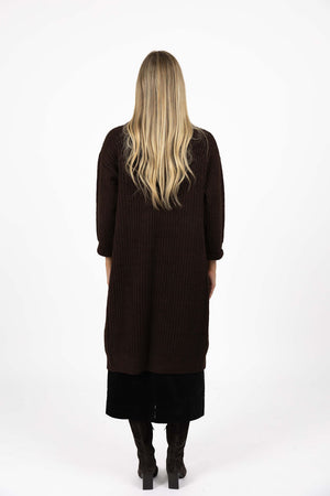 Humidity Fusion Coat in Chocolate