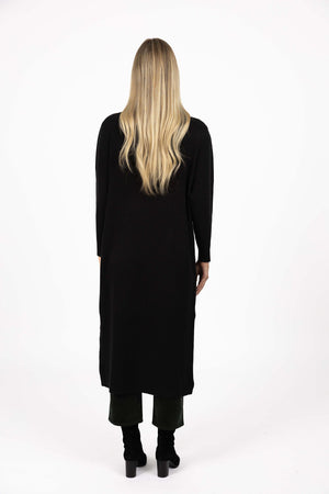 Humidity Clover Cardi in Black