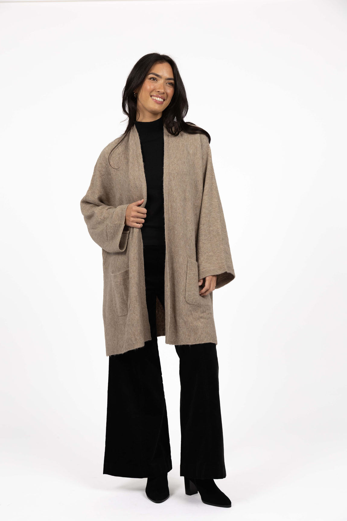 Humidity Rosha Cardi in Hazelnut
