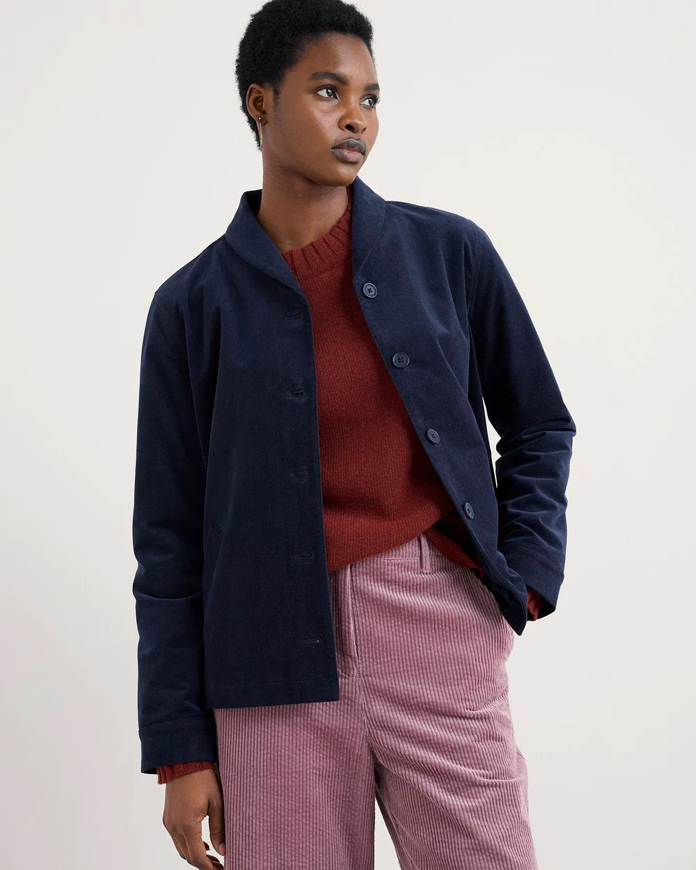 Seasalt Cornwall Brightwork Jacket in Maritime