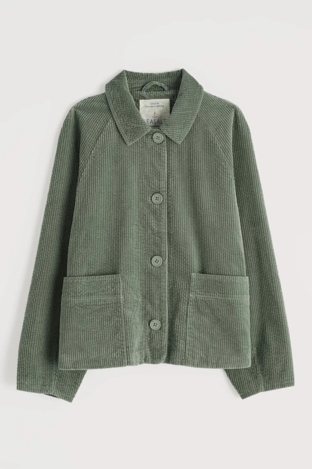 Seasalt Cornwall Ocean Mist Jacket in Dusky Green