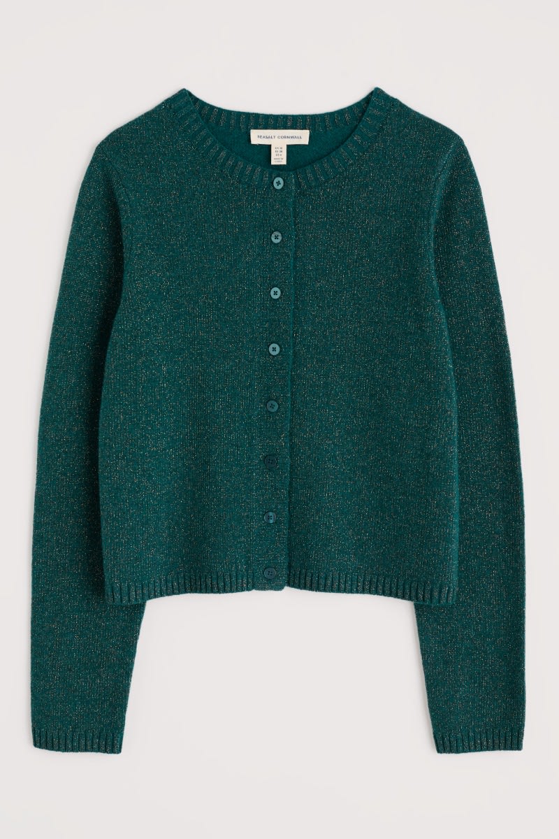 Seasalt Cornwall Tern Tide Cardigan Sparkle in Dark Wreckage