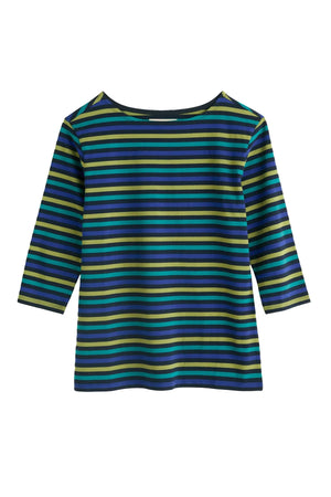 Seasalt Cornwall Sailor Top in Tri Mini Cornish Emulsion