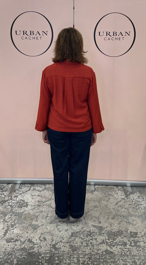 Surkana Collard shirt in Tile