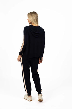 Humidity Peyton Hoodie in Indigo Latte