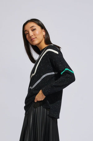 LD&CO Curly Wurly Jumper in Black