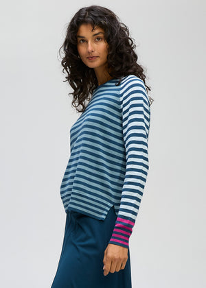 LD&CO Retro Bands Crew in Teal