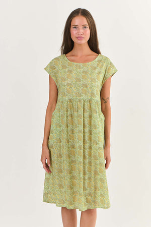 Namastai Teardrop Cotton Dress in Pod