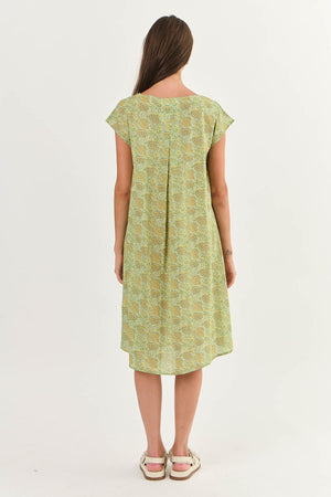 Namastai Teardrop Cotton Dress in Pod