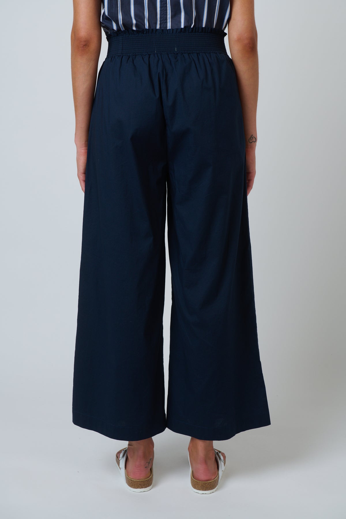 Namastai Drift Wide Leg Pant in Navy