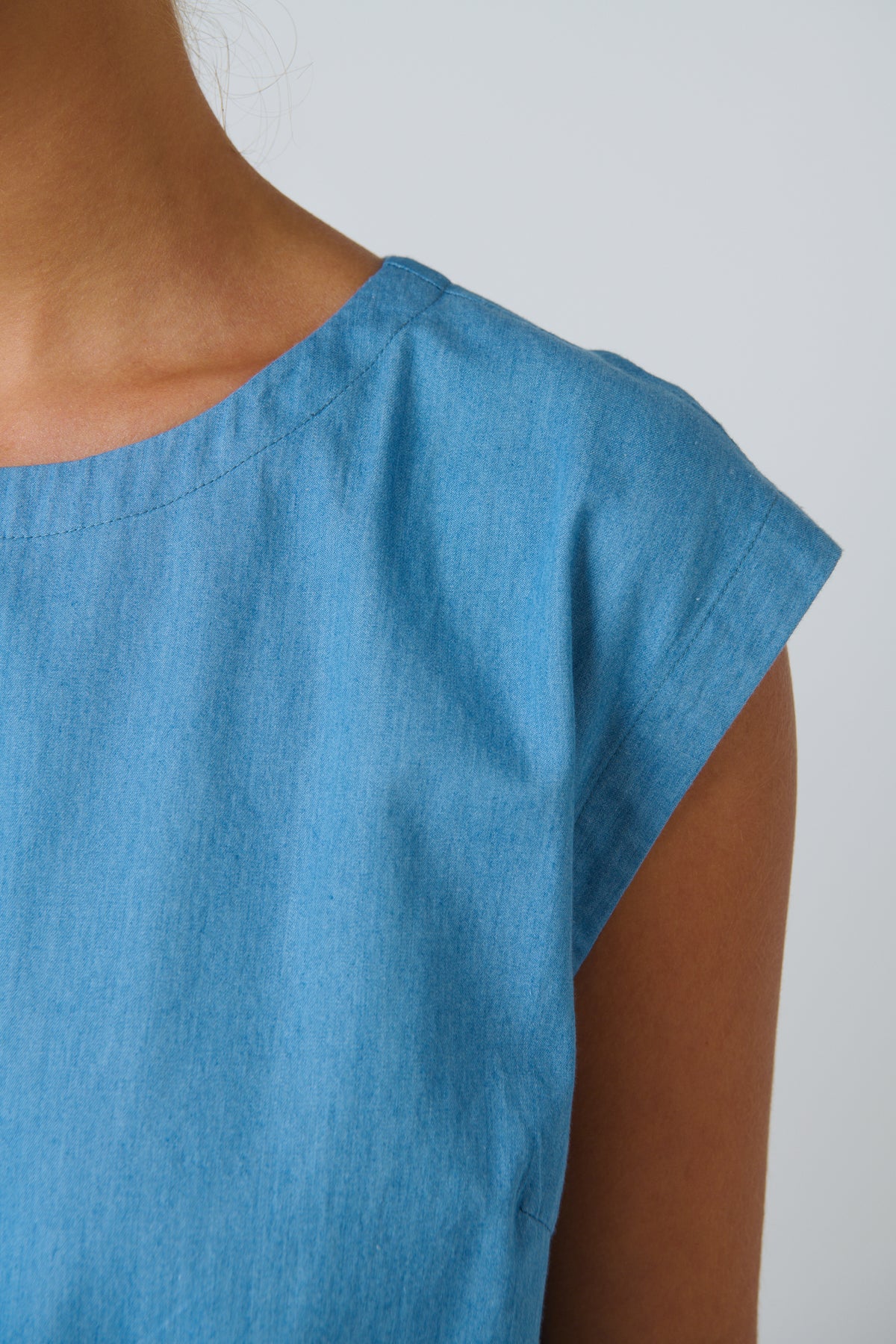 Namastai Talia Tank in Blue Rines