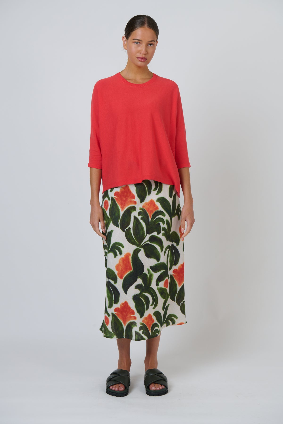 Naturals by O & J Fine Knit Topin Sunset