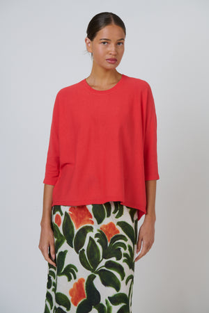 Naturals by O & J Fine Knit Topin Sunset