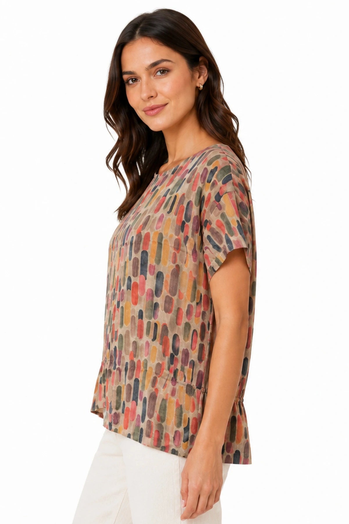 JJ Sisters Sienna Swiss Cotton Top in Paint Swatches