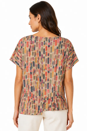 JJ Sisters Sienna Swiss Cotton Top in Paint Swatches