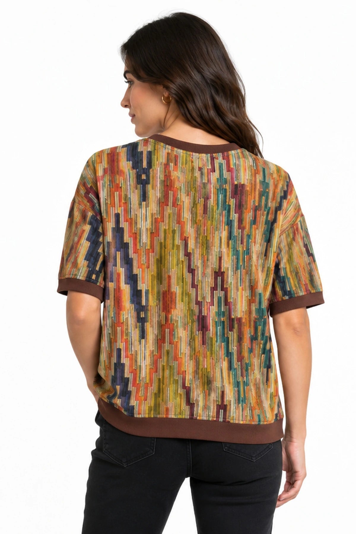 JJ Sisters Palette Swiss Cotton Top in Multi