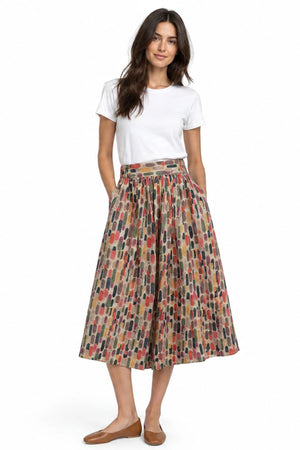 JJ Sisters Vikky Skirt in Paint Swatches