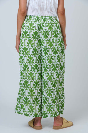 Namastai Wander Wide Leg Pant in Oak Meadow