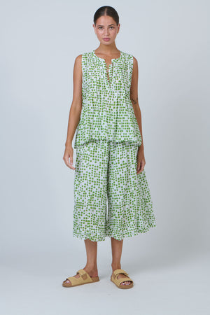 Namastai Pintuck Shell Tank in Code Meadow