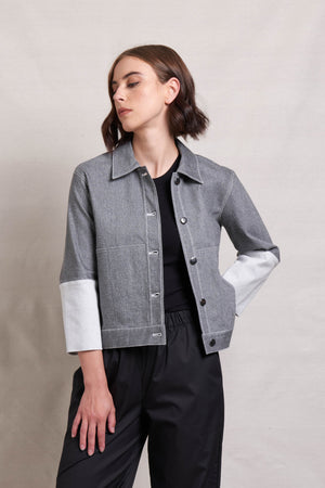 Neris Flip Side Jacket in Chalk