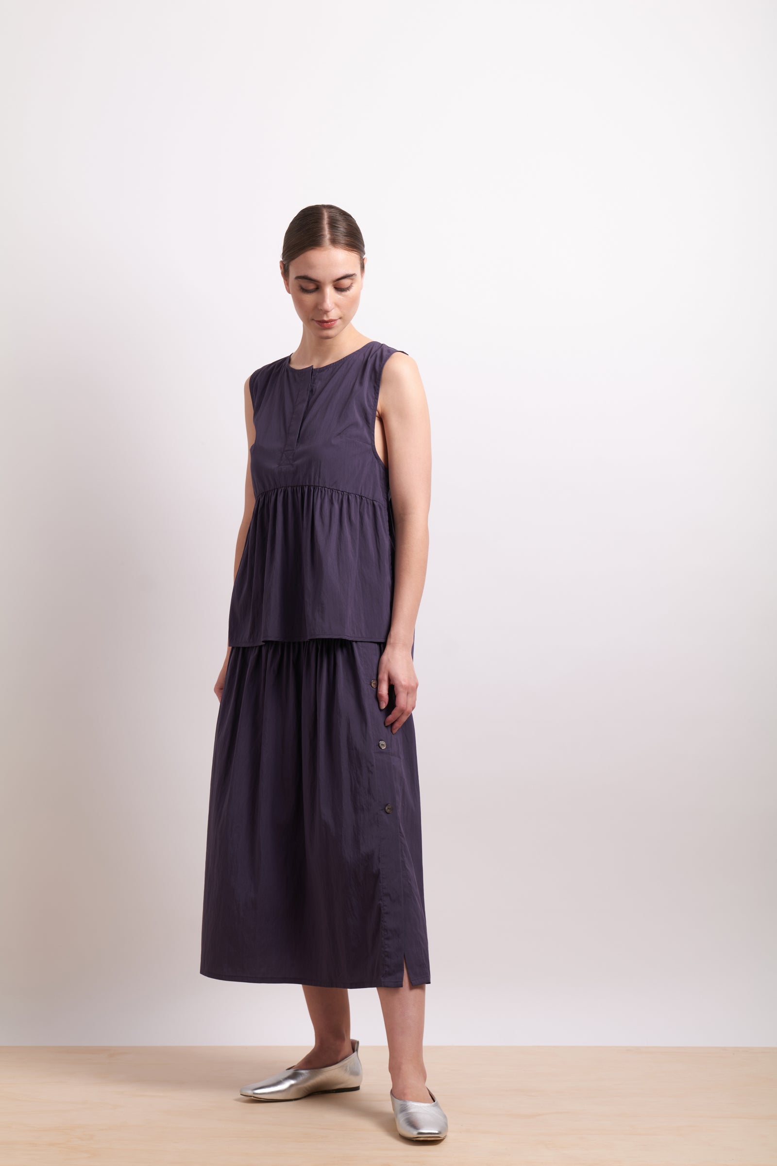 Neris Tie The Knot Top in Parisian