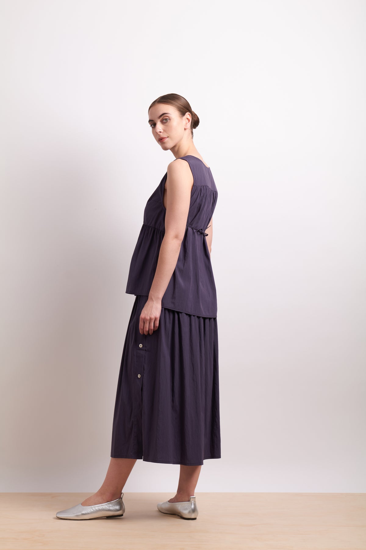 Neris Tie The Knot Top in Parisian